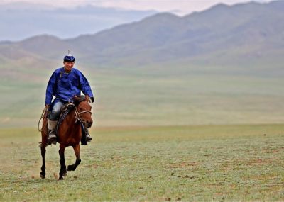 Rider in Mongolia,